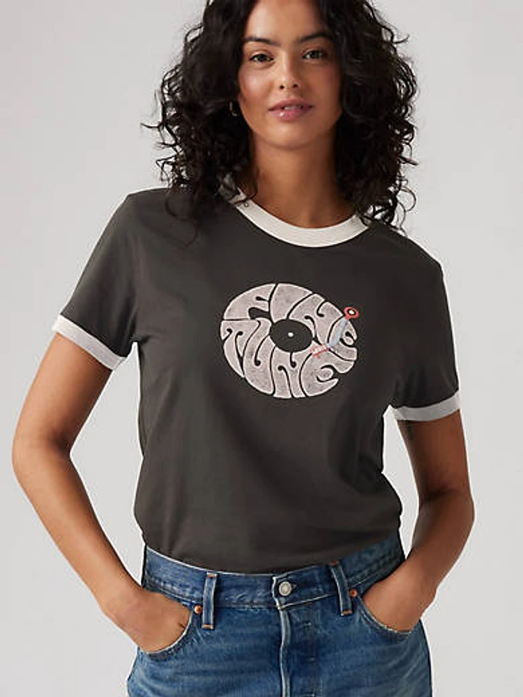 Graphic Iconic Ringer T-Shirt