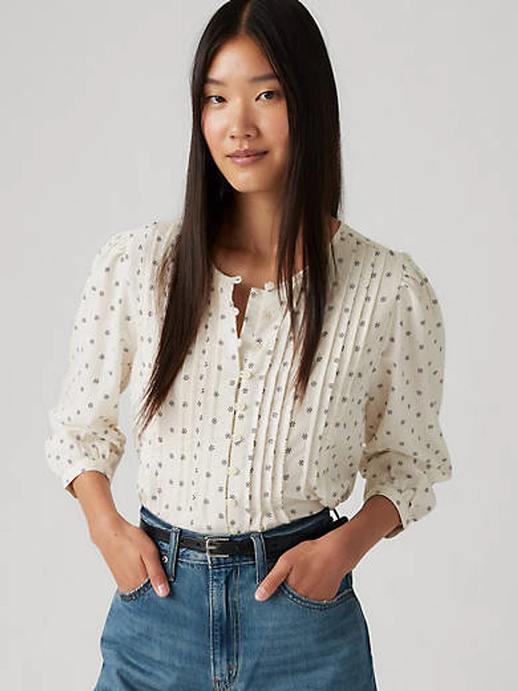 Gina Linen Blend Blouse