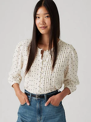 Gina Linen Blend Blouse