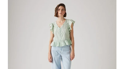 Aniston Short Sleeve Blouse