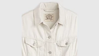 Shrunken '90s Linen Blend Lightweight Vest