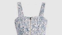 Sculpted Bustier Top