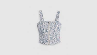 Sculpted Bustier Top