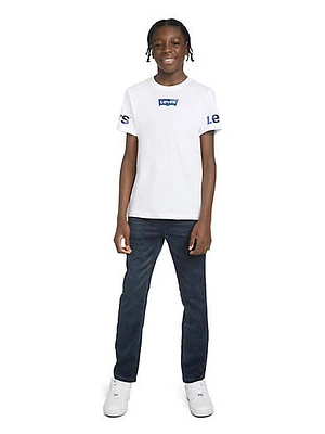 Skinny Fit Pull On Pants Big Boys 8-20