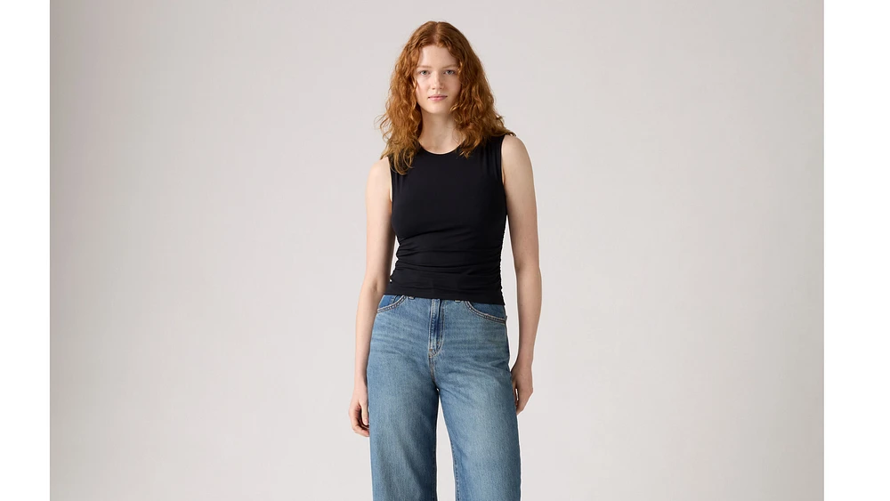 Crystal Ruched Top