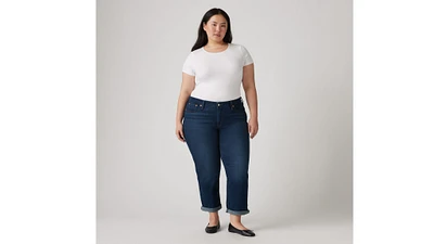 Boyfriend Women's Jeans (Plus Size