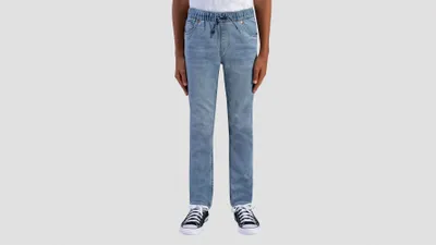 Pull On Skinny Fit Big Boys Pants 8-20