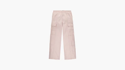 High Rise Baggy Cargo Pants Big Girls 7-16