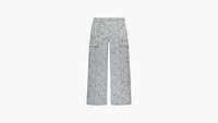 High Rise Baggy Cargo Pants Big Girls 7-16