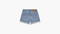 Print Block Mom Short Big Girls 7-16