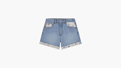 Print Block Mom Short Big Girls 7-16