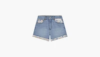 Print Block Mom Short Big Girls 7-16