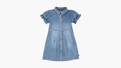 Western Button Up Dress Big Girls S-XL