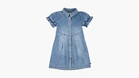 Western Button Up Dress Big Girls S-XL