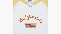 Rainbow Levis Tee Little Girls 4-6X