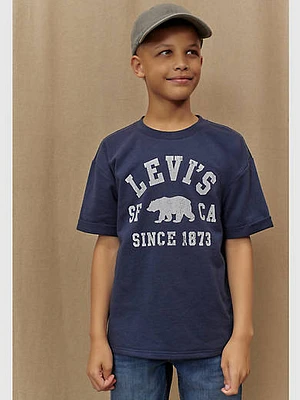 Rolled Cuff Graphic Tee Big Boys S-XL