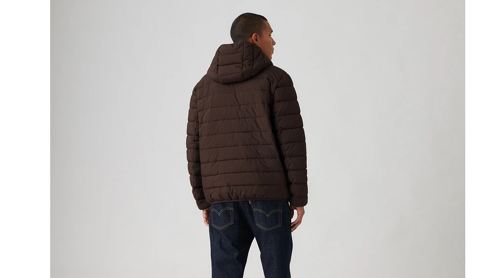 Hooded 2 Chest Pocket Puffer Jacket