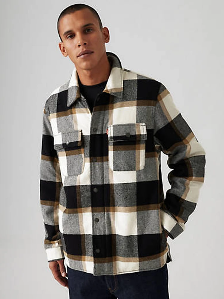 Cotton Plaid Shacket