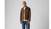 Cotton Linen Trucker Jacket