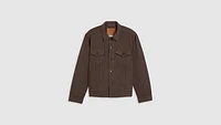 Cotton Linen Trucker Jacket