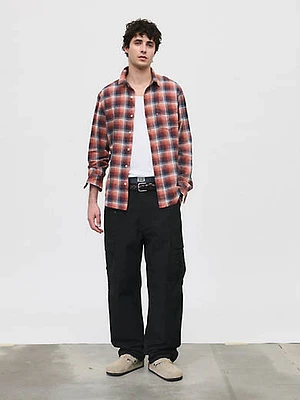 Sunset One Pocket Cotton Linen Standard Fit Shirt