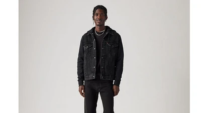 Hybrid Hoodie Trucker Jacket