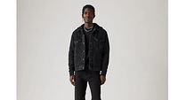 Hybrid Hoodie Trucker Jacket