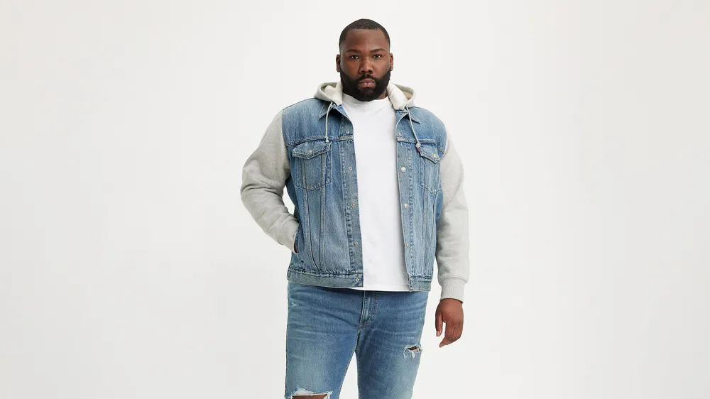 Hybrid Hoodie Trucker Jacket (Big)