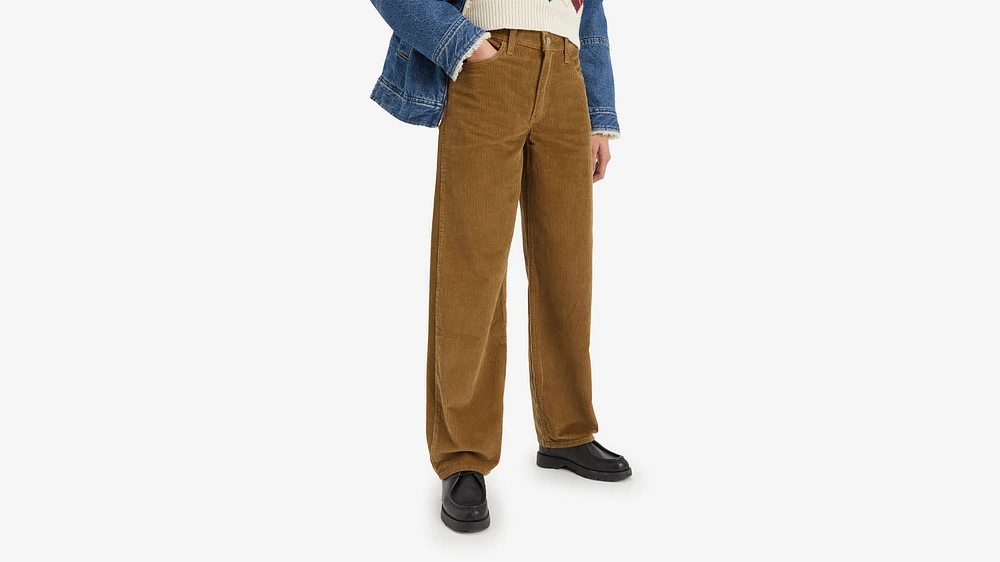 Baggy Dad Corduroy Women's Pants