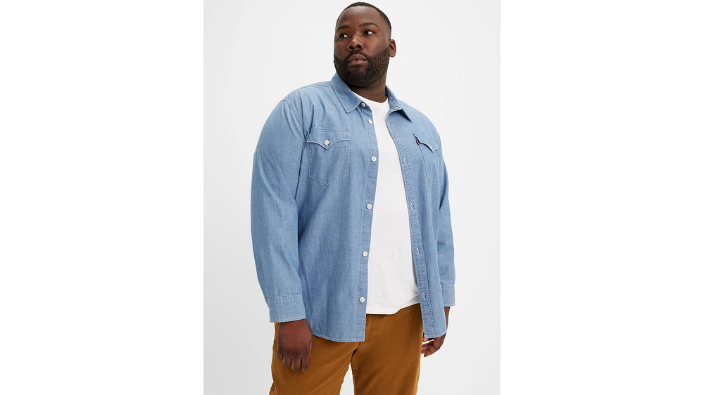 Relaxed Fit Western Shirt (Big)