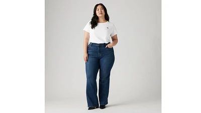 726 High Rise Flare Women's Jeans (Plus Size)