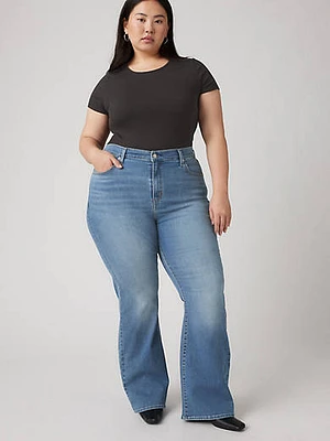 726 High Rise Flare Women's Jeans (Plus Size