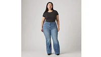 726 High Rise Flare Women's Jeans (Plus Size