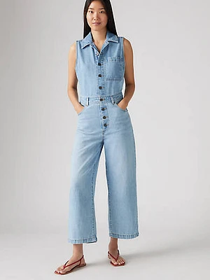 Lightweight Sleeveless Jumpsuit