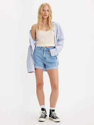 Rolled 80s Mom Women's Shorts