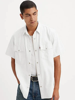 Short Sleeve Relaxed Fit Western Shirt