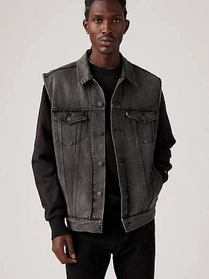 Relaxed Fit Trucker Vest