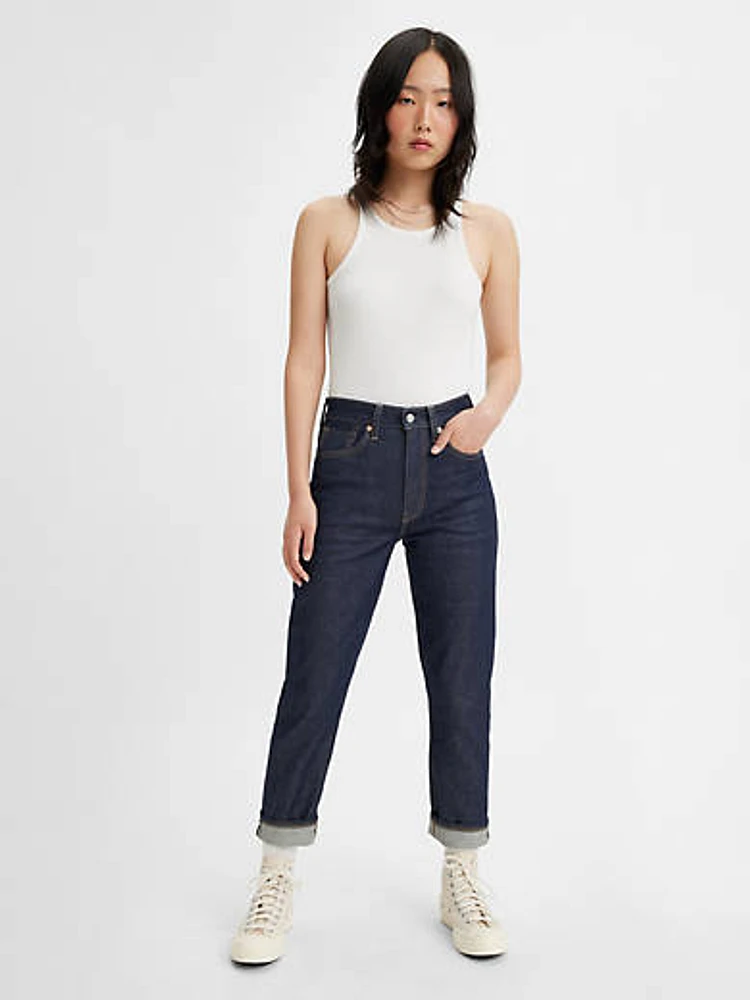 Japanese Selvedge High Rise Boyfriend Women's Jeans