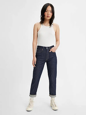 Japanese Selvedge High Rise Boyfriend Women's Jeans