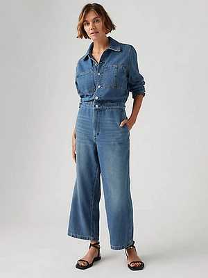 Linen+ Denim Iconic Jumpsuit