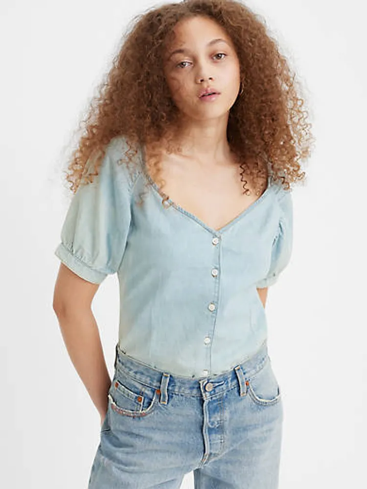 Marta Raglan Short Sleeve Blouse