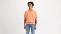 Sweater Knit Polo Shirt