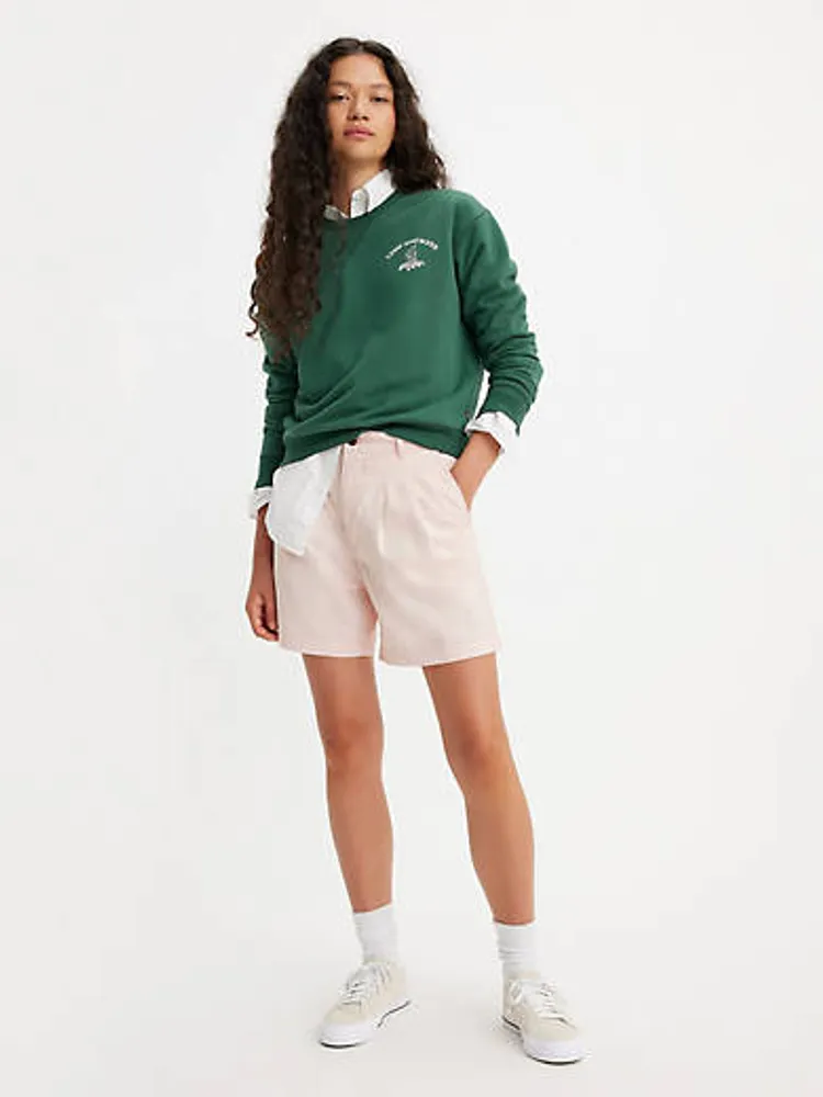 Pleated Women's Trouser Shorts