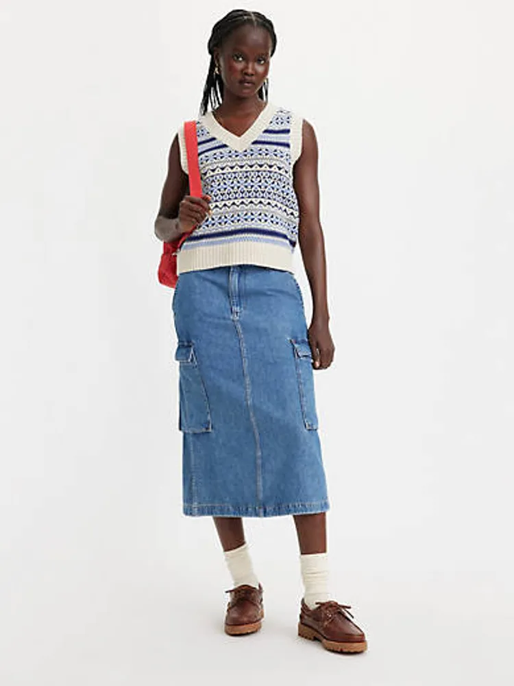Cargo Midi Skirt
