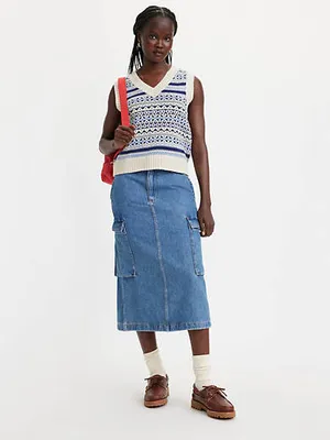 Cargo Midi Skirt