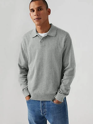 Long Sleeve Sweater Polo