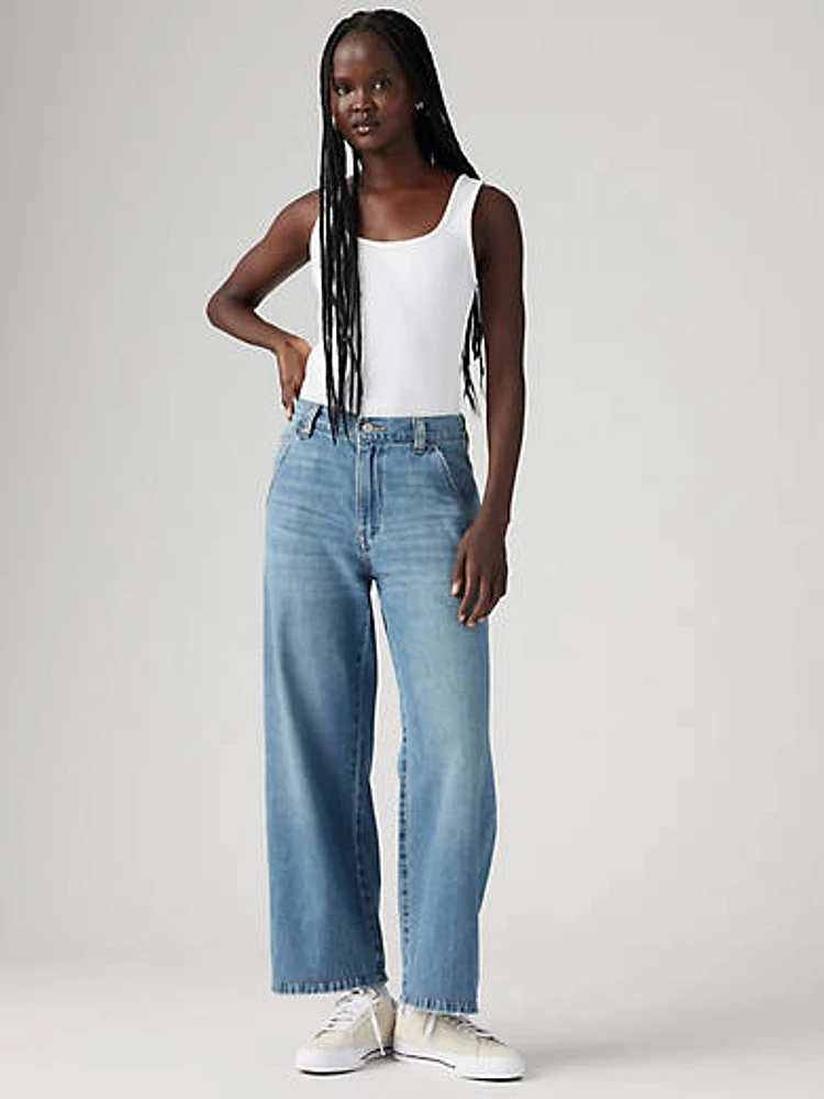 Baggy Carpenter Linen+ Denim Lightweight Women's Jeans