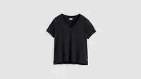 Boxy V-Neck T-Shirt