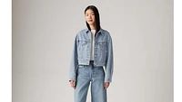 Shrunken '90s Lightweight Trucker Jacket