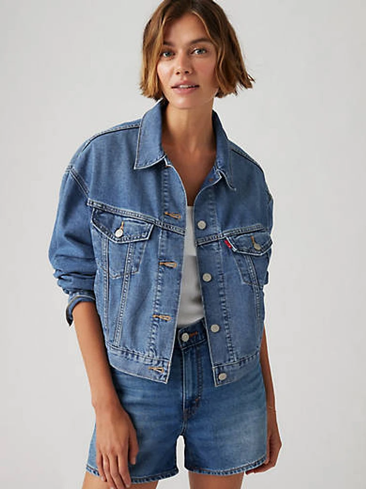 Shrunken '90s Lightweight Trucker Jacket